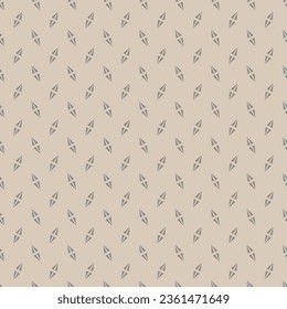 Elegant masculine geometric motif seamless pattern. Small element modern fabric design textile swatch ladies dress, man shirt all over print block.