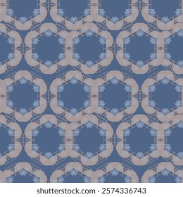 Elegant masculine geometric motif seamless pattern. Small element modern fabric design textile swatch ladies dress, man shirt all over print block.