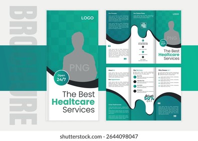 Elegant Medical Tri-Fold Brochure Design