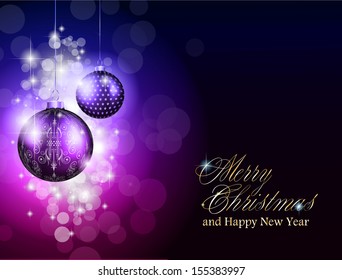Elegant Merry Christmas background for your covers or cards.