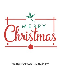 Elegant Merry Christmas border vector featuring festive holiday decorations like snowflakes, ornaments, and ribbons. Ideal for greeting cards, seasonal designs, and festive templates.