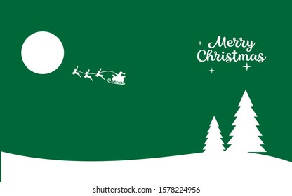 Elegant Merry Christmas and Happy New Year Card Design. Happy Holiday Card. Greeting Card