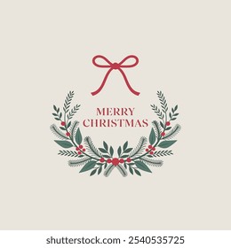 Elegant Merry Christmas Typography with Festive Holiday Elements
Red Cursive Merry Christmas Graphic with Holiday Themed Decor
