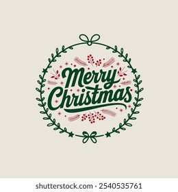 Elegant Merry Christmas Typography with Festive Holiday Elements
Red Cursive Merry Christmas Graphic with Holiday Themed Decor