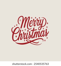 Elegant Merry Christmas Typography with Festive Holiday Elements
Red Cursive Merry Christmas Graphic with Holiday Themed Decor