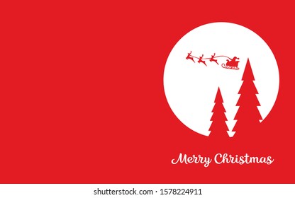 Elegant Merry ChristmasCard Design. Happy Holiday Card. Greeting Card