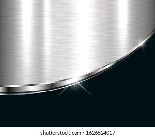 Elegant metallic background, vector design.