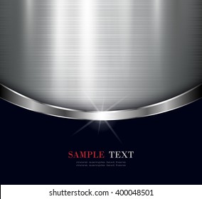 Elegant metallic background, vector design.