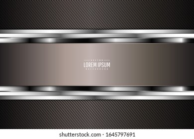 Elegant metallic background.Luxury with brown and gold.Layout for banner, business, presentations, flyers, posters.Vector illustration.Eps10