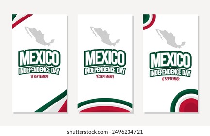 Elegant Mexico Independence Day Celebration Graphics, perfect for office, company, school, social media, advertising, sales, printing and more