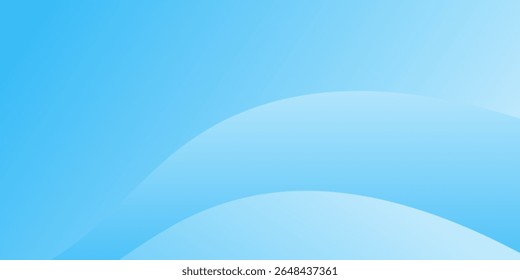 Elegant and minimal abstract blue wave design for digital use.