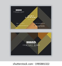 Elegant minimal business card template