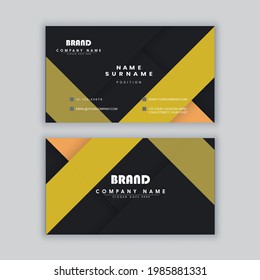 Elegant minimal business card template