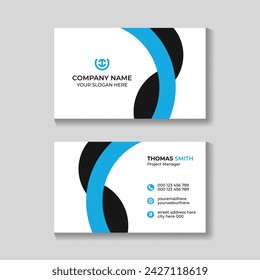 Elegant minimal business card template