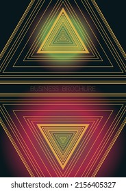 Elegant Minimal Geometric Vector Poster Design with Lines and Gradient Colorful Circles. Set of Abstract Backgrounds for Covers, Flyers, Templates, Booklets, Cards, Brochures, Branding, etc.