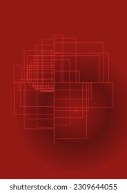 Elegant Minimal Geometric Vector Poster Design with Lines and Gradient Colorful Circles. Collection of Abstract Backgrounds for Covers, Flyers, Templates, Booklets, Cards, Brochures, Branding, etc.
