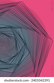 Elegant Minimal Geometric Vector Poster Design with Lines and Gradient Colorful Circles. Set of Abstract Backgrounds for Covers, Flyers, Templates, Booklets, Cards, Brochures, Branding, etc.