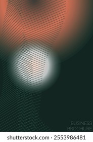Elegant Minimal Geometric Vector Poster Design with Lines and Gradient Colorful Circles. Collection of Abstract Backgrounds for Covers, Flyers, Templates, Booklets, Cards, Brochures, Branding, etc.