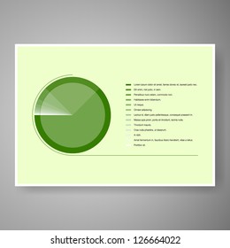 Elegant minimal infographic design vector