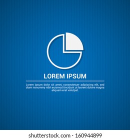 Elegant Minimal Pie Chart Background