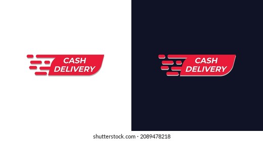 Elegant Minimalist Cash Delivery Logo