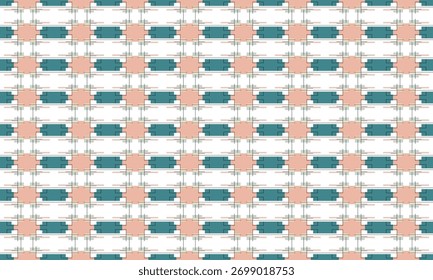 Elegante padrão de vetor geométrico minimalista em cores suaves