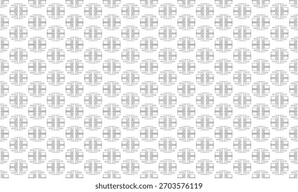 Elegant Minimalist Geometric Vector Pattern in Beige and Gray