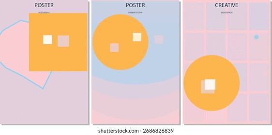 Eleganter, minimalistischer Vektor-Poster-Design-Hintergrund für Unternehmensflieger, Marketingbroschüren und Webbanner