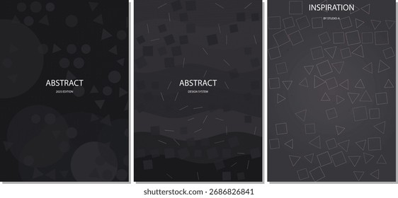 Fondo minimalista elegante del diseño del cartel del Vector del gradiente para los volantes Corporativas, los folletos de la comercialización, y los Anuncios del Web