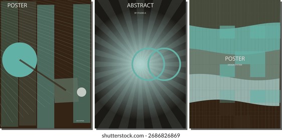 Elegant Minimalist Gradient Vector Poster Design Background for Corporate Flyers, Marketing Brochures, and Web Banners