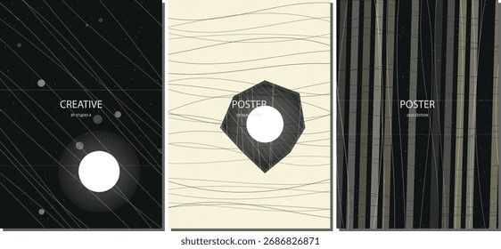 Elegante minimalista Gradiente Vetor Poster Design Background para Panfletos Corporativos, Folhetos de Marketing e Banners da Web