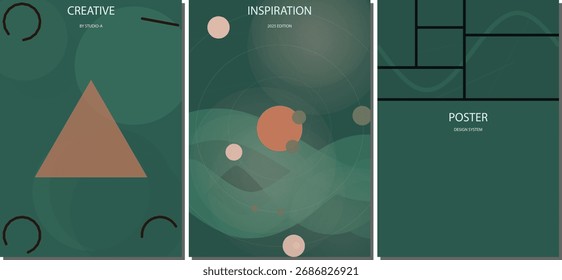 Eleganter, minimalistischer Vektor-Poster-Design-Hintergrund für Unternehmensflieger, Marketingbroschüren und Webbanner