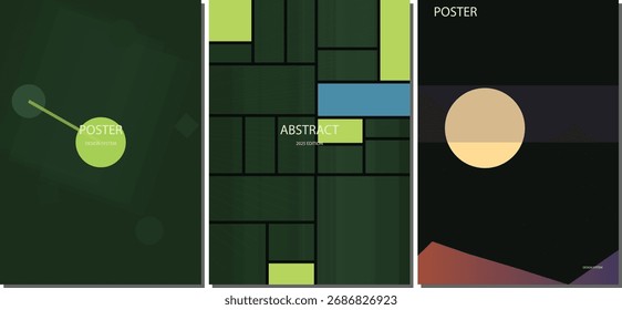 Fondo minimalista elegante del diseño del cartel del Vector del gradiente para los volantes Corporativas, los folletos de la comercialización, y los Anuncios del Web