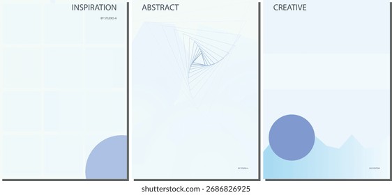 Elegante minimalista Gradiente Vetor Poster Design Background para Panfletos Corporativos, Folhetos de Marketing e Banners da Web