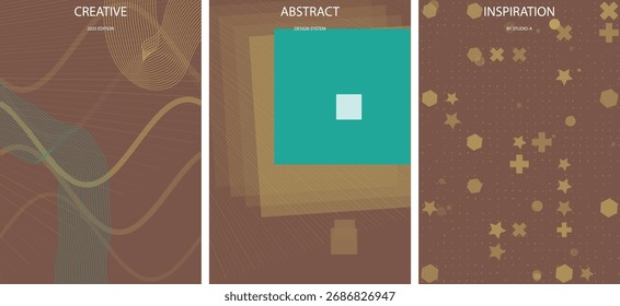 Eleganter, minimalistischer Vektor-Poster-Design-Hintergrund für Unternehmensflieger, Marketingbroschüren und Webbanner