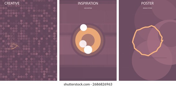 Elegante minimalista Gradiente Vetor Poster Design Background para Panfletos Corporativos, Folhetos de Marketing e Banners da Web