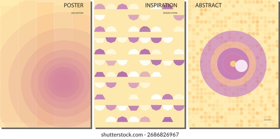 Fondo minimalista elegante del diseño del cartel del Vector del gradiente para los volantes Corporativas, los folletos de la comercialización, y los Anuncios del Web