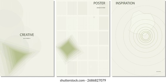 Fondo minimalista elegante del diseño del cartel del Vector del gradiente para los volantes Corporativas, los folletos de la comercialización, y los Anuncios del Web