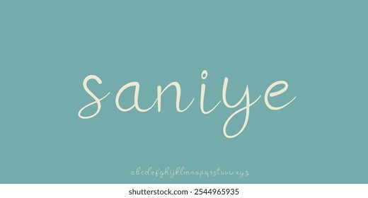 Elegant Minimalist Handwritten Alphabet Font Collection – Classic and Modern Script