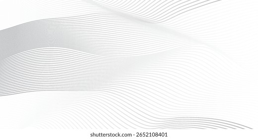 Elegant Minimalist Line Wave Background for Banner and Template Design. eps 10