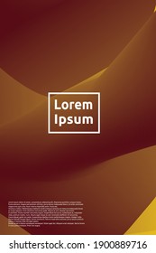 elegant and minimalist poster design with two color gradations
