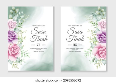 Elegant minimalist realistic peonies beautiful hand drawing watercolor invitation floral design