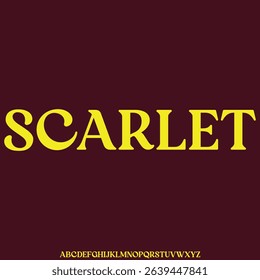 Elegant minimalist sans serif alphabet display font vector. Modern feminine typeface