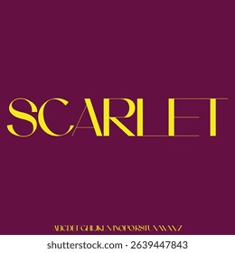 Elegant minimalist sans serif alphabet display font vector. Modern feminine typeface