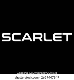 Elegant minimalist sans serif alphabet display font vector. Modern feminine typeface