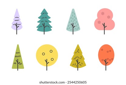 Elegant Minimalist Tree Vector Illustration - Simple Line Art Tree Design, Perfect for Branding, Eco-Friendly Concepts, Nature-Inspired Art, Digital Marketing, and Modern Decor