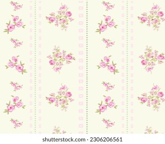 elegant missy print with flowers 