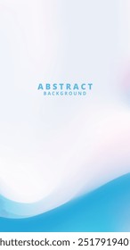 Elegant and modern abstract background with a flowing blue wave gradient. Perfect for websites, social media, and branding materials.