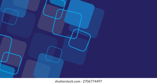 eleganter moderner abstrakter blauer Hintergrund mit geometrischen Formen und Mustern nahtloses Hintergrund-Pop-Art-Design