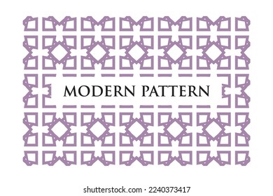 Elegant Modern Abstract Geometric Pattern for Various Design Purposes